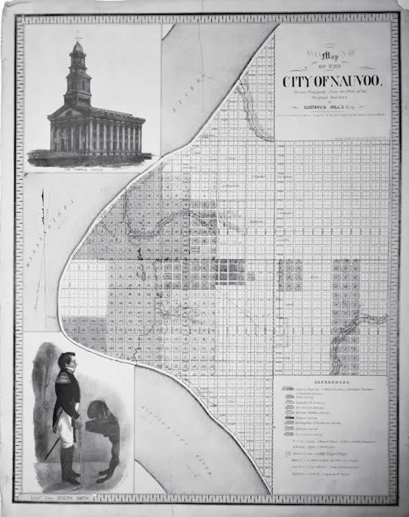 Map of the City of Nauvoo These people belonged to The Church of Jesus Christ - photo 2