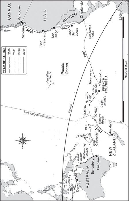 Figure 1 Pacific Ocean Route Map CHAPTER 1 Departure late August early - photo 4