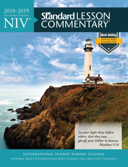 Standard Publishing - NIV Standard Lesson Commentary 2018-2019