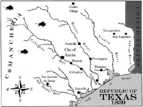 Map of Austin area 1839 Courtesy of the author TEXAS TECH UNIVERSITY - photo 2