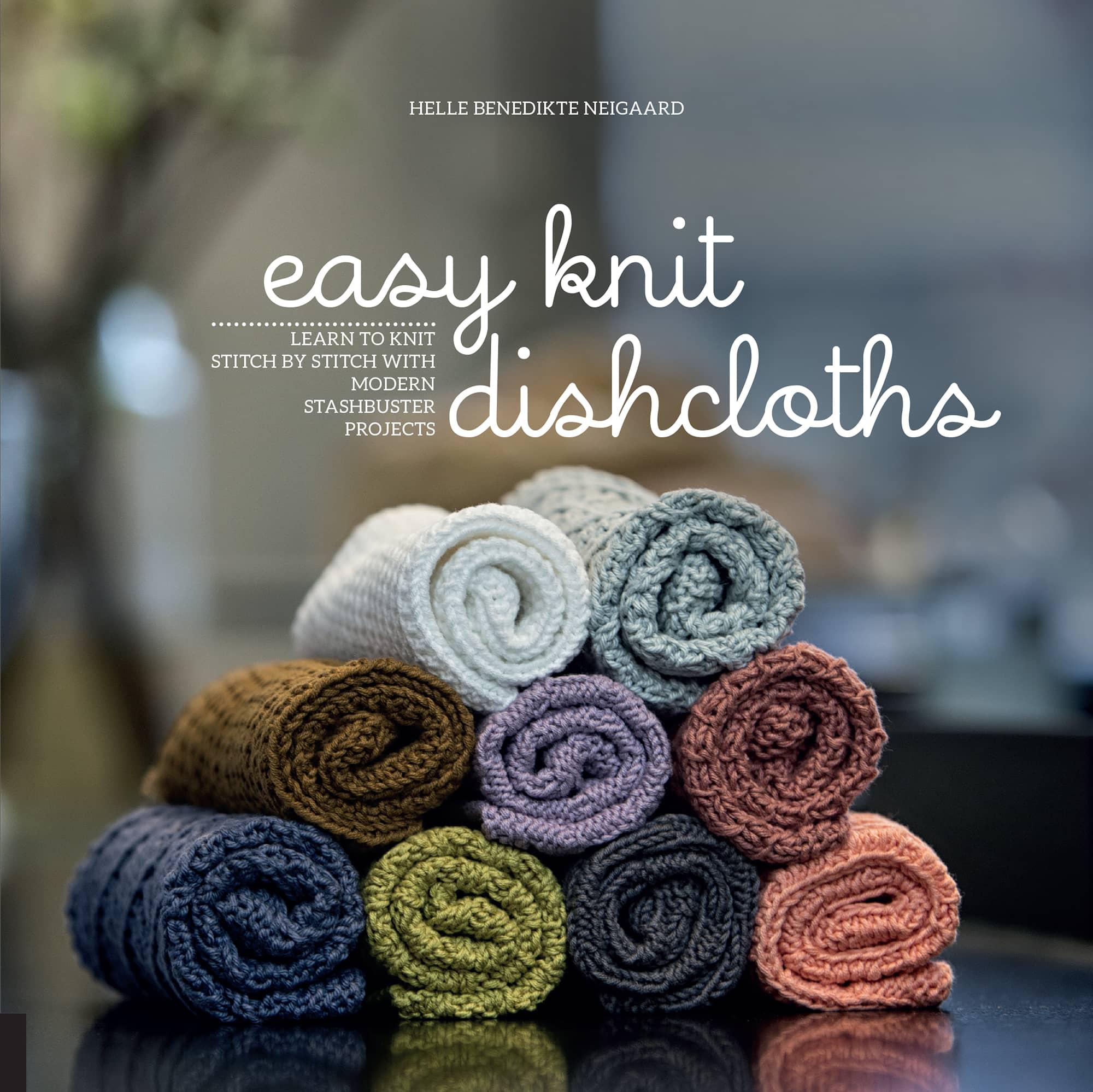 easy knit dishcloths LEARN TO KNIT STITCH BY STITCH WITH MODERN STASHBUSTER - photo 1