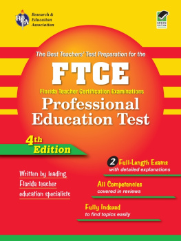 Leasha Barry FTCE (REA) - Professional Education Test The Best Teachers