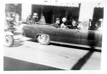 JFK riding in the Dallas Motorcade Image via The Kennedy Assassination John - photo 1