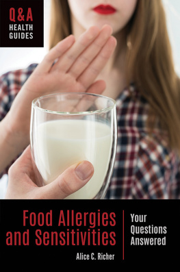 Alice C. Richer Food Allergies and Sensitivities