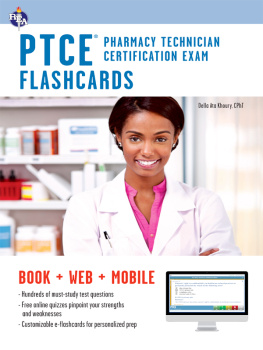 Della Ata Khoury - PTCE - Pharmacy Technician Certification Exam Flashcard Book