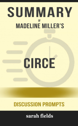 Sarah Fields Summary of CIRCE by Madeline Miller (Discussion Prompts)