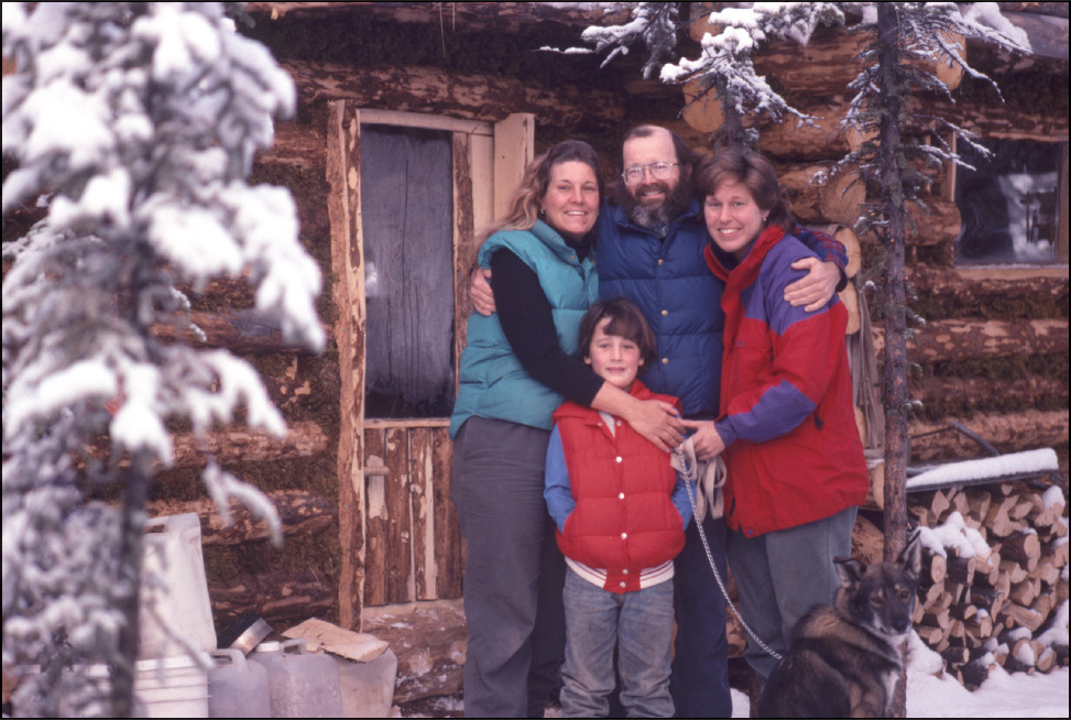 Our wilderness family October 1992 CONTENTS We chose our cabin site on a - photo 4