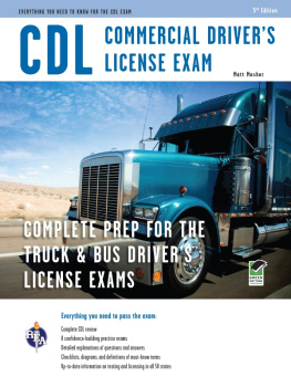 Editors of REA - CDL - Commercial Drivers License Exam