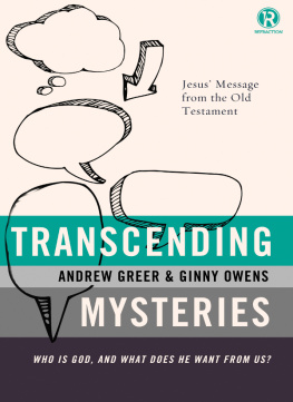 Ginny Owens - Transcending Mysteries: Who Is God, and What Does He Want from Us?