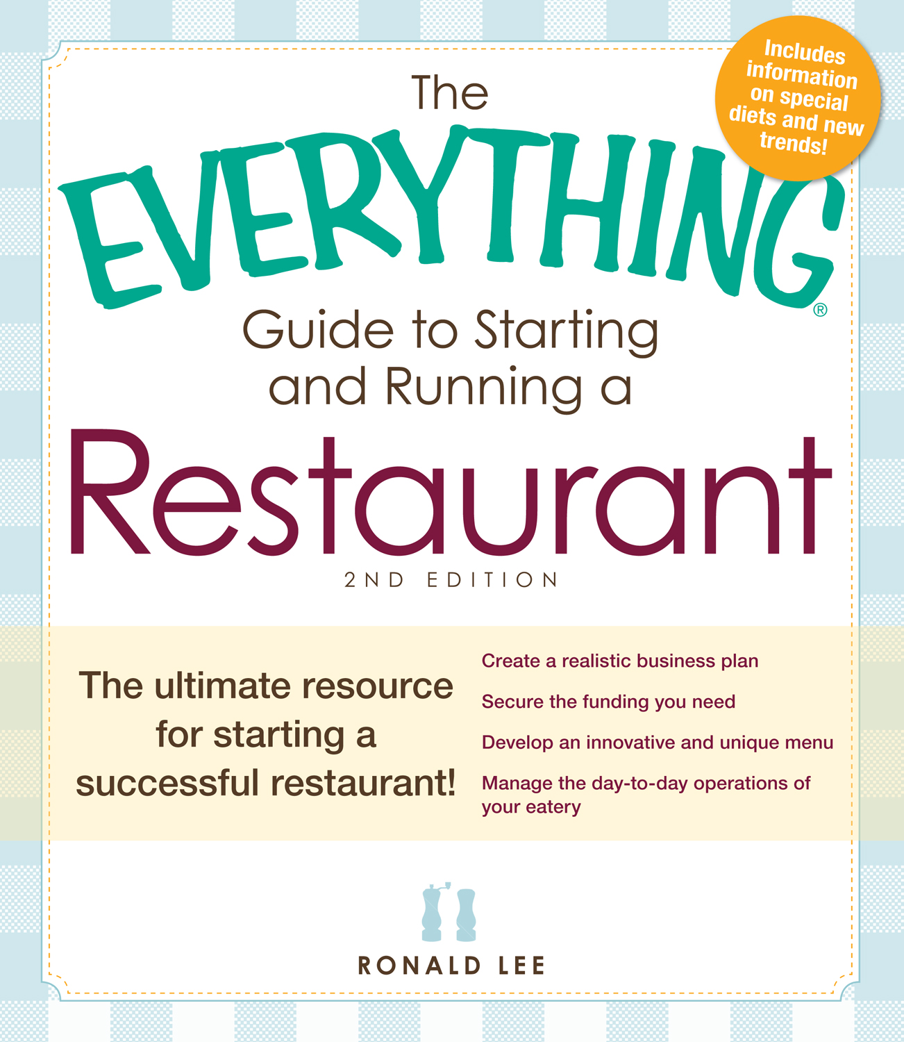 THE EVERYTYING GUIDE TO STARTING AND RUNNING A RESTAURANT 2ND EDITION Dear - photo 1