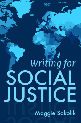 Maggie Sokolik Writing for Social Justice