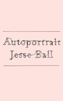 Jesse Ball Autoportrait