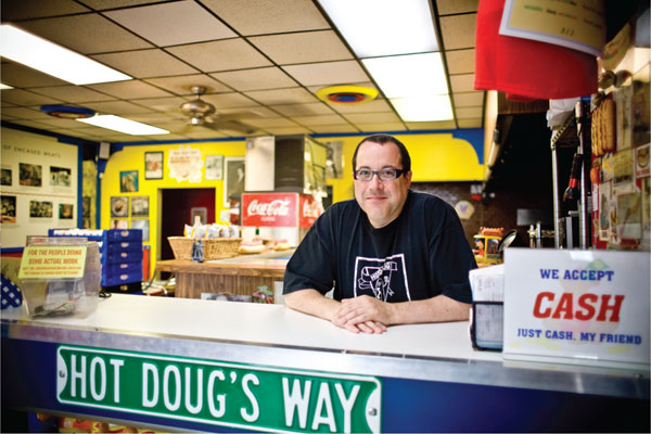 Doug Sohn founder of Hot Dougs Chicagos Sausage Superstore made an art of - photo 4