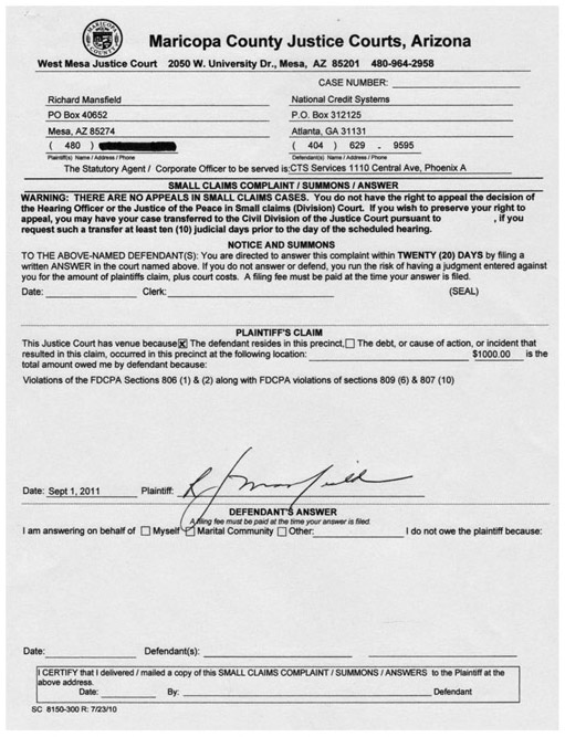 FIGURE 37 Next is a judge notifying me that I cant file this suit against - photo 9