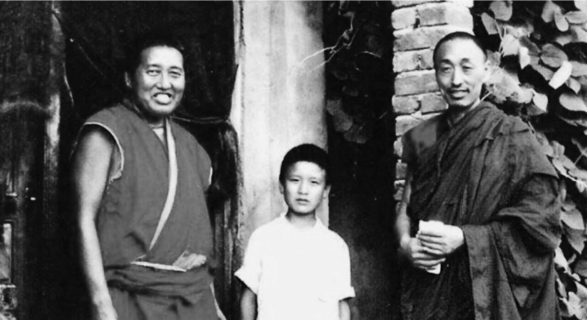 Tenzin Wangyal Rinpoche ten years old with HE Yongdzin Lopon Tenzin Namdak - photo 2