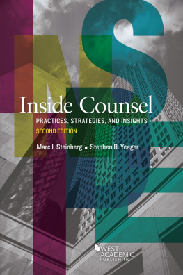 Marc I. Steinberg - Inside Counsel: Practices, Strategies, and Insights