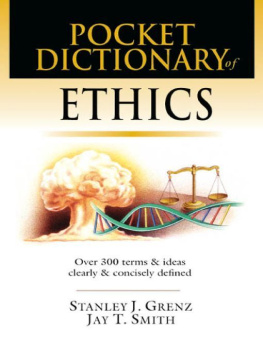 Stanley J. Grenz - Pocket Dictionary of Ethics