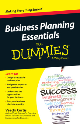 Veechi Curtis - Business Planning Essentials for Dummies