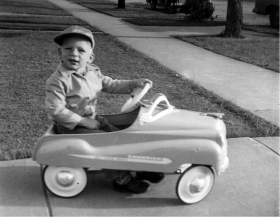 Behind the wheel as a toddler in the early 50s If you say youre from Highland - photo 5