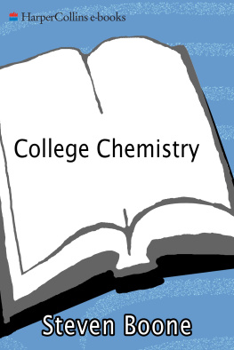 Steven Boone College Chemistry