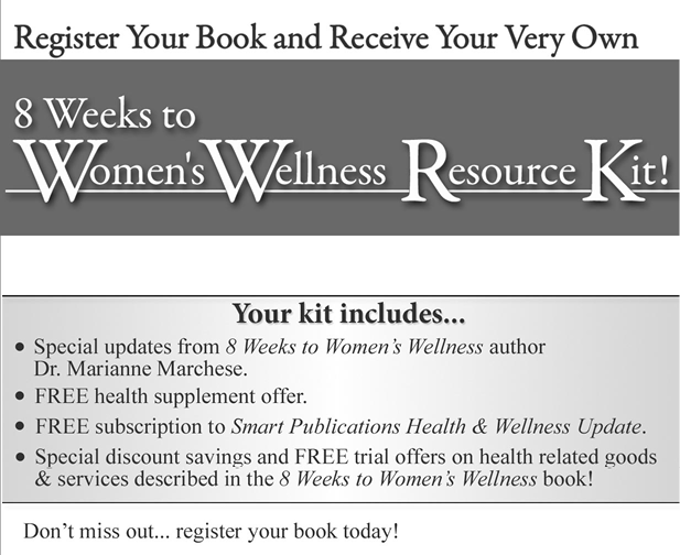 Visit The Smart Publications website Copyright 8 Weeks to Womens Wellness - photo 2