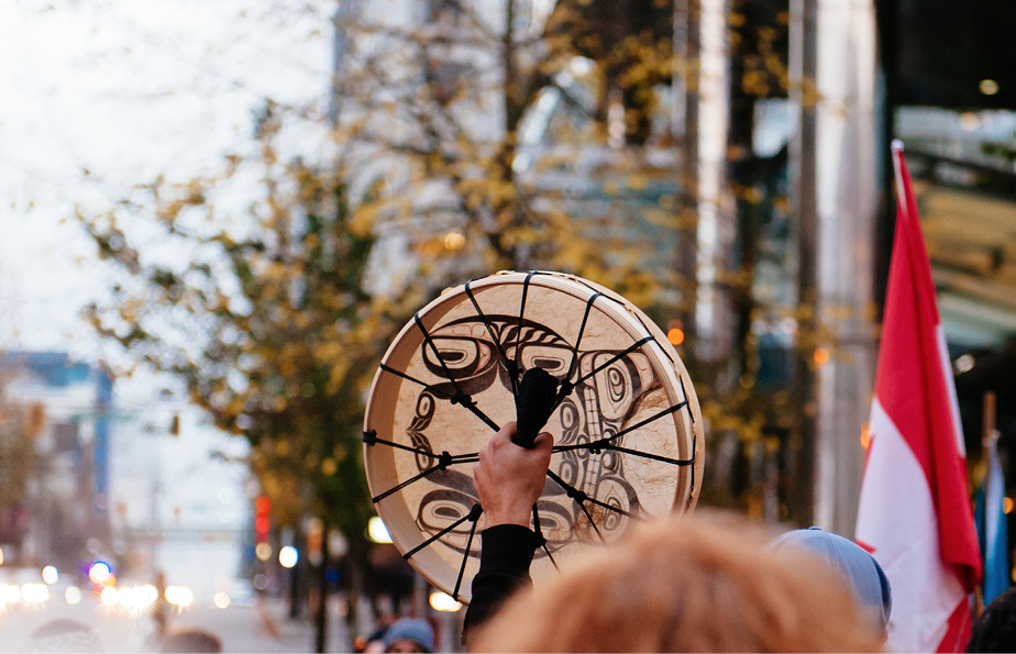 Idle No More event Elsipogtog Solidarity rally in Vancouver on October 18 - photo 7