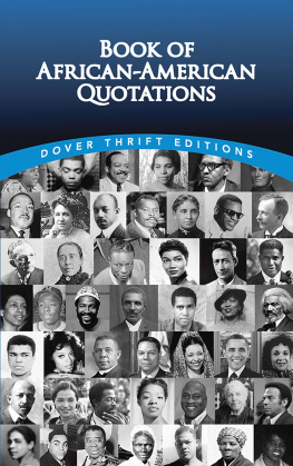 Joslyn Pine - Book of African-American Quotations