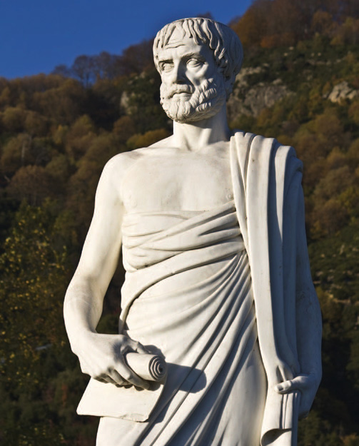 A statue of the philosopher Aristotle in his Grecian birthplace His - photo 3