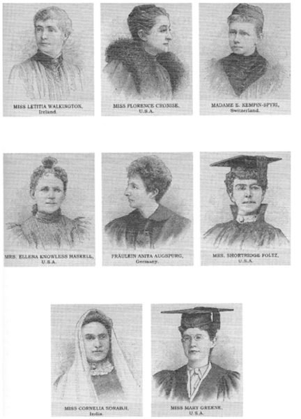 Some early women lawyers in 1890 The Graphic Examples of early lawyers In - photo 1