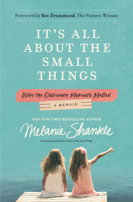 Melanie Shankle - Its All About the Small Things: Why the Ordinary Moments Matter