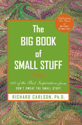 Richard Carlson - The Big Book of Small Stuff: 100 of the Best Inspirations from Dont Sweat the Small Stuff