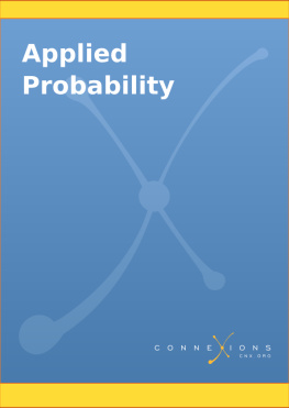 Paul E. Pfeiffer - Introduction to Applied Probability