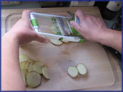 5 Layer potatoes on top of bacon at bottomof pan 6 Continue alternating - photo 5