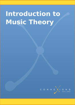 Catherine Schmidt-Jones Introduction to Music Theory