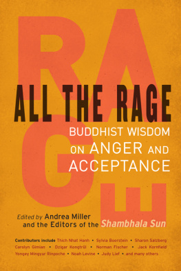Andrea Miller All the Rage: Buddhist Wisdom on Anger and Acceptance