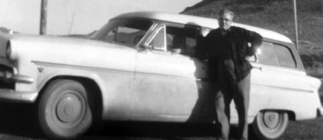 Ken Martin and his 1954 Ford Station wagon date and location unknown - photo 6