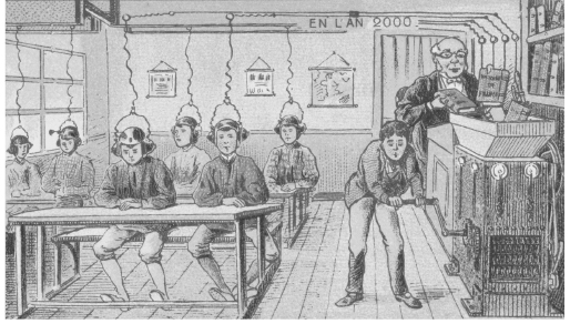 Created in 1899 Jean Marc Cotes vision of a classroom in the year 2000 - photo 2