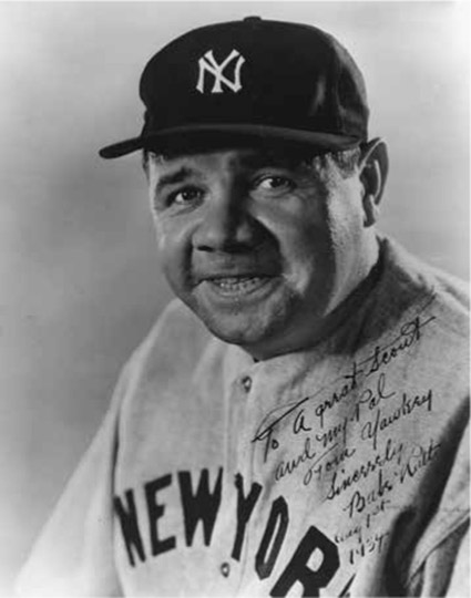 The one and only George Herman Babe Ruth Though Ruth did manage a dramatic - photo 1