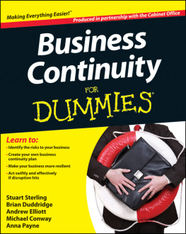 The Cabinet Office - Business Continuity for Dummies