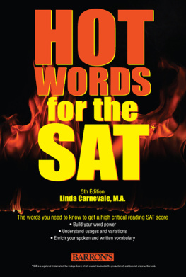 Linda Carnevale - Hot Words for the SAT