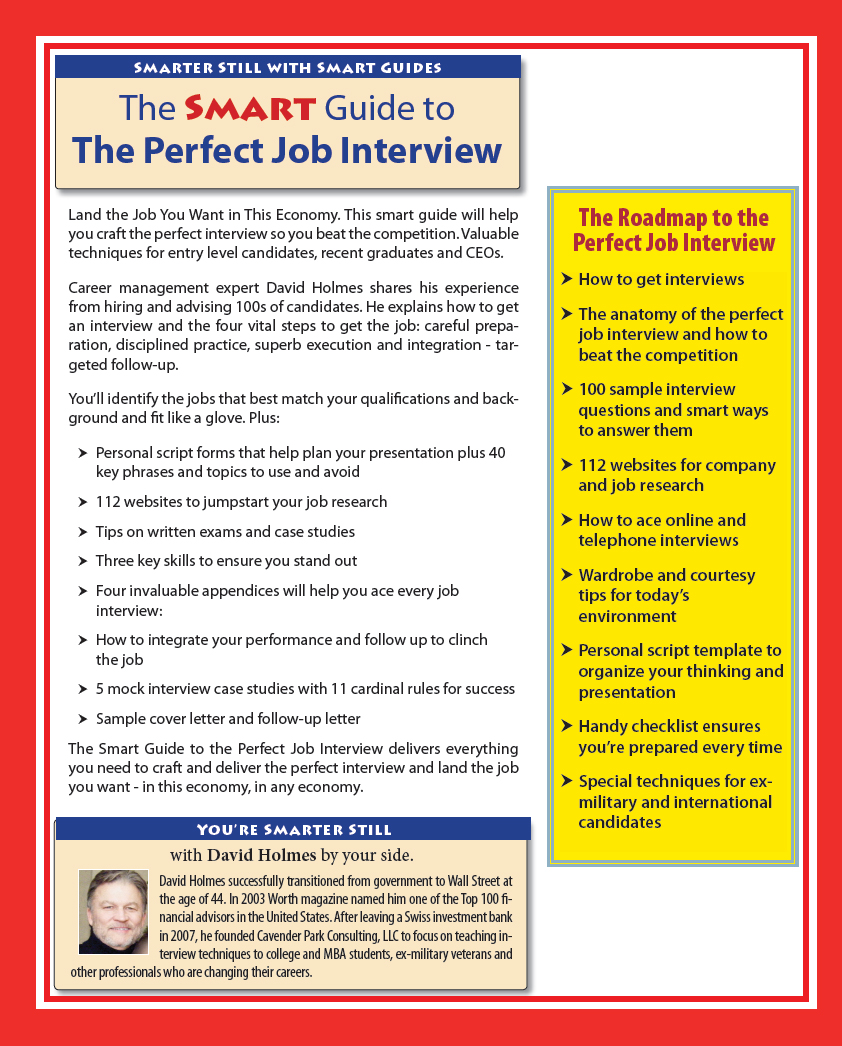 The Smart Guide To The Perfect Job Interview Published by Smart Guide - photo 2