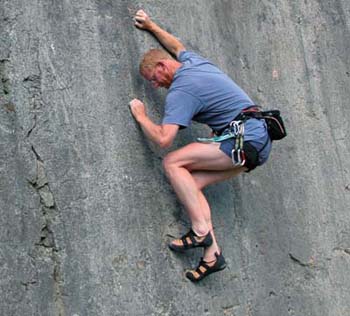 The author on Alice 7a St George Switzerland Pete Hill MIC FRGS has climbed - photo 2