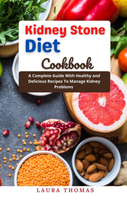 Laura Thomas Kidney Stone Diet Cookbook