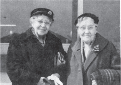 Anne Dievendorf and Mabel Francis leave the Hiroshima airport for retirement - photo 5