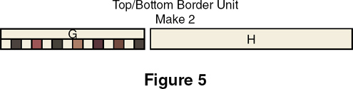 Stitch side border units to opposite sides of pieced center press Stitch top - photo 8