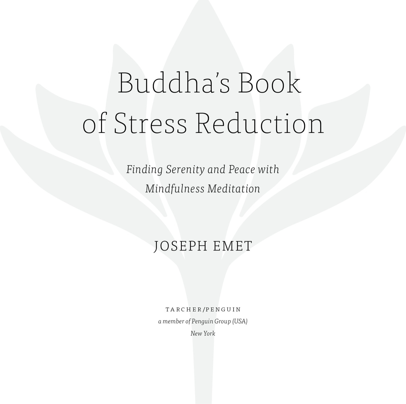 Buddhas Book of Stress Reduction Finding Serenity and Peace with Mindfulness Meditation - image 2