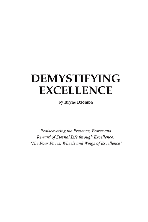 Demystifying Excellence Bryne Dzomba 2022 All rights reserved No part of this - photo 1