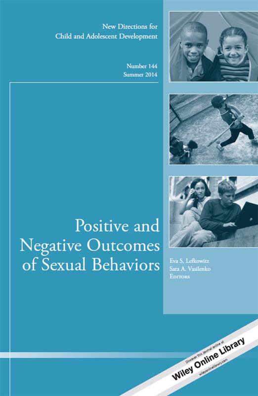 Positive and Negative Outcomes of Sexual Behaviors Eva S Lefkowitz Sara A - photo 1