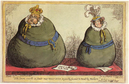 Cruikshank shows the Kings and Queens heads emergent from the infamous Green - photo 18