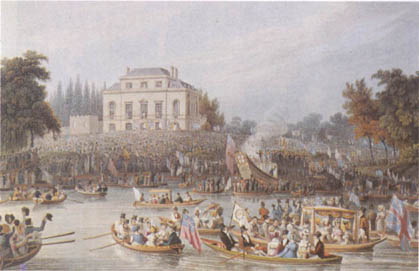 A regatta before Brandenburg House to accompany the Watermen of Englands - photo 24